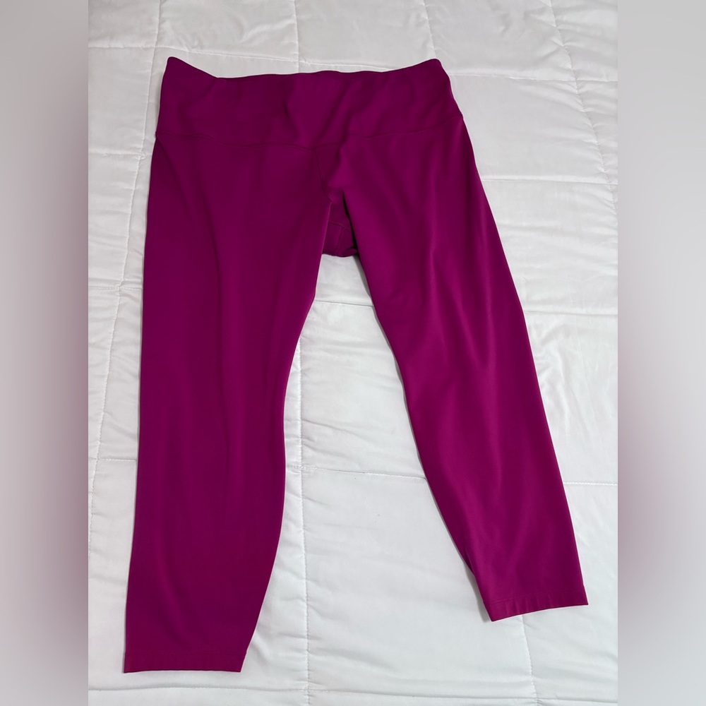 Nike Dri-FIT Yoga Leggings in Bright Pink